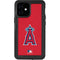 MLB Los Angeles Angels - Solid Distressed iPhone 12 Mini Waterproof Case
