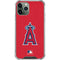 MLB Los Angeles Angels - Solid Distressed iPhone 12 Pro Max Clear Case