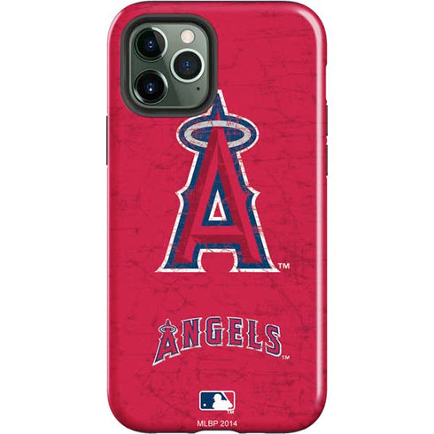 MLB Los Angeles Angels - Solid Distressed iPhone 12 Pro Max Impact Case
