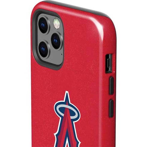 MLB Los Angeles Angels - Solid Distressed iPhone 12 Pro Max Impact Case