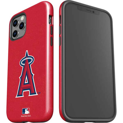 MLB Los Angeles Angels - Solid Distressed iPhone 12 Pro Max Impact Case