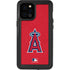 MLB Los Angeles Angels - Solid Distressed iPhone 12 Pro Max Waterproof Case