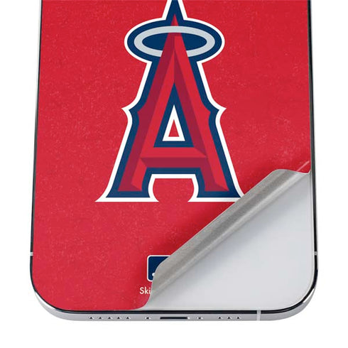 MLB Los Angeles Angels - Solid Distressed iPhone 12 Pro Skin