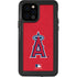 MLB Los Angeles Angels - Solid Distressed iPhone 12 Pro Waterproof Case