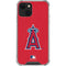 MLB Los Angeles Angels - Solid Distressed iPhone 13 Mini Clear Case