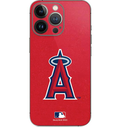 MLB Los Angeles Angels - Solid Distressed iPhone 13 Pro Skin