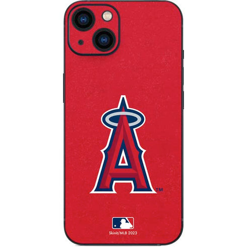MLB Los Angeles Angels - Solid Distressed iPhone 13 Skin
