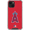 MLB Los Angeles Angels - Solid Distressed iPhone 14 Clear Case