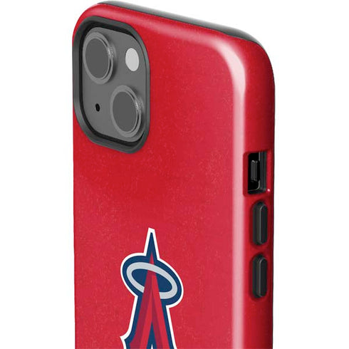 MLB Los Angeles Angels - Solid Distressed iPhone 15 Impact Case