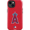MLB Los Angeles Angels - Solid Distressed iPhone 15 Plus Impact Case