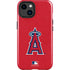 MLB Los Angeles Angels - Solid Distressed iPhone 15 Plus Impact Case
