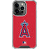 MLB Los Angeles Angels - Solid Distressed iPhone 15 Pro Clear Case