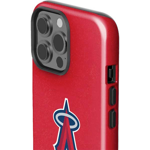 MLB Los Angeles Angels - Solid Distressed iPhone 15 Pro Max Impact Case