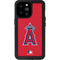 MLB Los Angeles Angels - Solid Distressed iPhone 14 Pro Max Waterproof Case