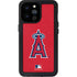 MLB Los Angeles Angels - Solid Distressed iPhone 14 Pro Max Waterproof Case