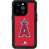 MLB Los Angeles Angels - Solid Distressed iPhone 14 Pro Waterproof Case