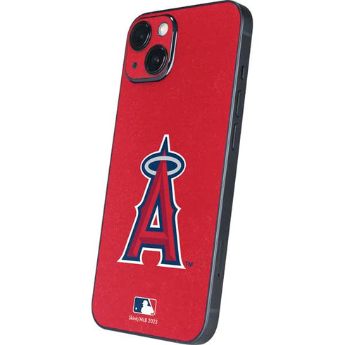 MLB Los Angeles Angels - Solid Distressed iPhone 14 Skin