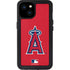 MLB Los Angeles Angels - Solid Distressed iPhone 15 Plus Waterproof Case