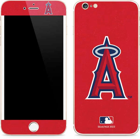 MLB Los Angeles Angels - Solid Distressed iPhone 6/6s Plus Skin