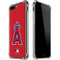 MLB Los Angeles Angels - Solid Distressed iPhone 7/8 Plus Clear Case
