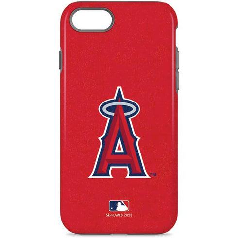 MLB Los Angeles Angels - Solid Distressed iPhone 8 Pro Case
