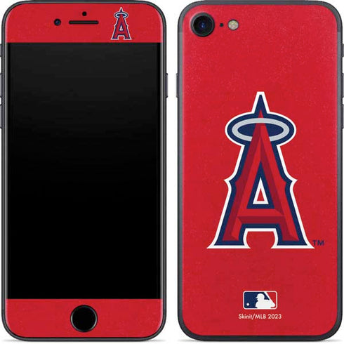 MLB Los Angeles Angels - Solid Distressed iPhone 8 Skin