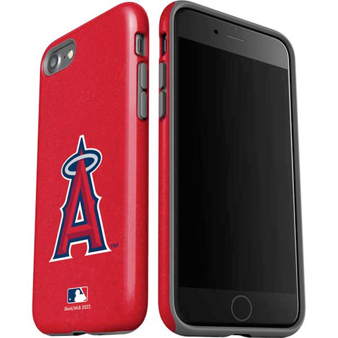 MLB Los Angeles Angels - Solid Distressed iPhone SE (2nd & 3rd Gen) Pro Case