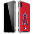 MLB Los Angeles Angels - Solid Distressed iPhone XS Max Clear Case