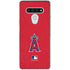 MLB Los Angeles Angels - Solid Distressed LG Stylo 6 Clear Case