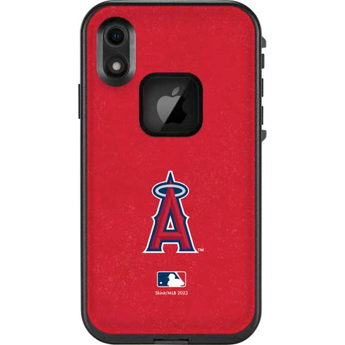 MLB Los Angeles Angels - Solid Distressed LifeProof Fre iPhone Skin