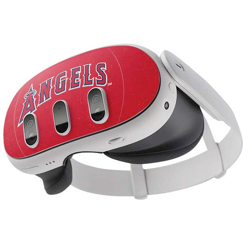 MLB Los Angeles Angels - Solid Distressed Meta Quest 3 Skin