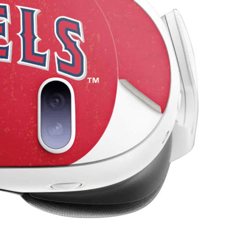 MLB Los Angeles Angels - Solid Distressed Meta Quest 3 Skin