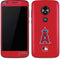 MLB Los Angeles Angels - Solid Distressed Moto E5 Play Skin