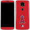 MLB Los Angeles Angels - Solid Distressed Moto E5 Plus Skin
