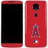 MLB Los Angeles Angels - Solid Distressed Moto E5 Plus Skin