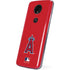MLB Los Angeles Angels - Solid Distressed Moto E5 Plus Skin