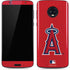 MLB Los Angeles Angels - Solid Distressed Moto G6 Skin
