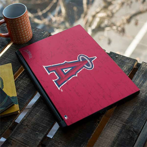 MLB Los Angeles Angels - Solid Distressed MSI GS65 Stealth Laptop Skin