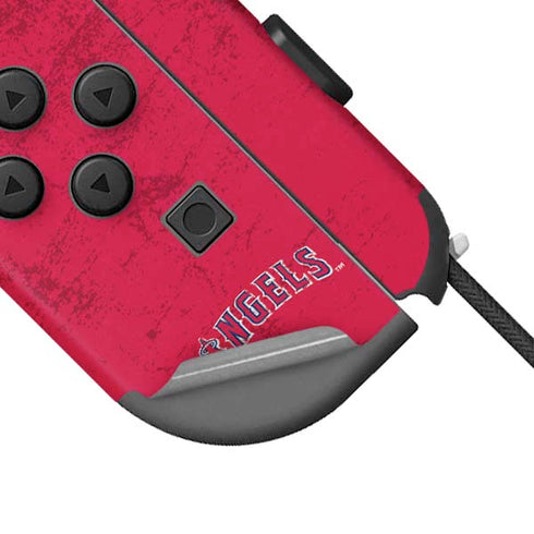 MLB Los Angeles Angels - Solid Distressed Nintendo Joy-Con (L/R) Controller Skin