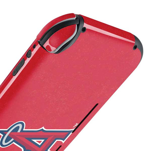 MLB Los Angeles Angels - Solid Distressed Nintendo Switch Lite Skin