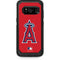 MLB Los Angeles Angels - Solid Distressed Otterbox Commuter Galaxy Skin