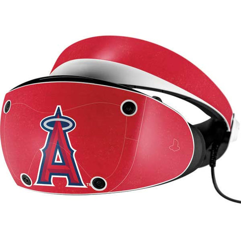 MLB Los Angeles Angels - Solid Distressed PlayStation VR2 Skin