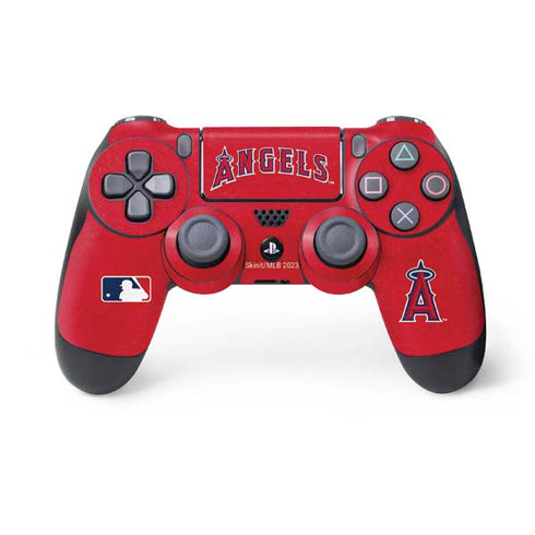 MLB Los Angeles Angels - Solid Distressed PS4 Controller Skin