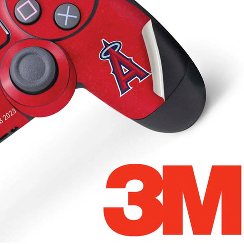 MLB Los Angeles Angels - Solid Distressed PS4 Controller Skin
