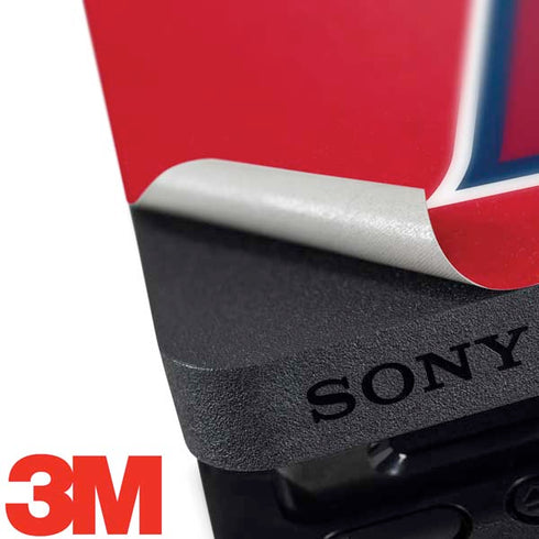 MLB Los Angeles Angels - Solid Distressed PS4 Slim Bundle Skin