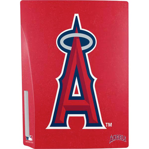 MLB Los Angeles Angels - Solid Distressed PS5 Console Skin