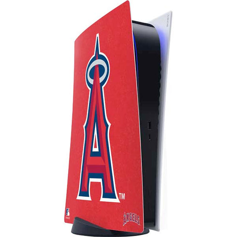 MLB Los Angeles Angels - Solid Distressed PS5 Digital Edition Console Skin