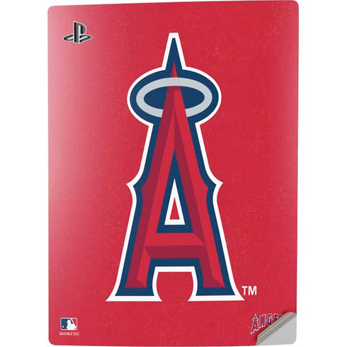 MLB Los Angeles Angels - Solid Distressed PS5 Digital Edition Console Skin