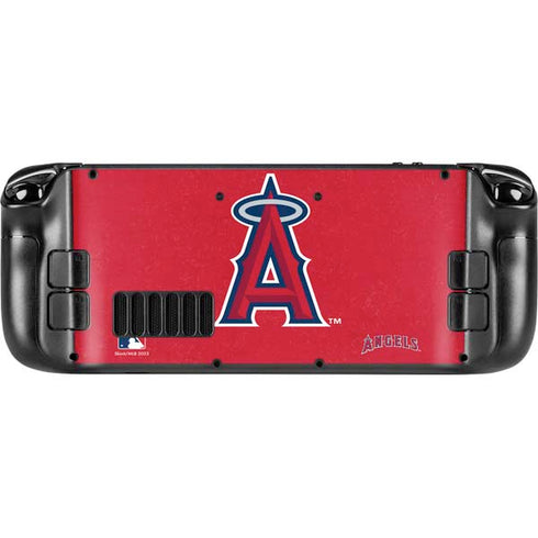 MLB Los Angeles Angels - Solid Distressed Steam Deck Handheld Gaming Computer Skin