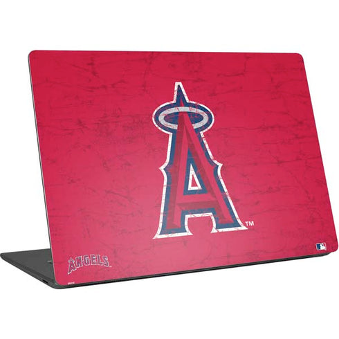 MLB Los Angeles Angels - Solid Distressed Surface Laptop 4 15in Skin